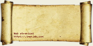 Jovana Mihajlović vizit kartica